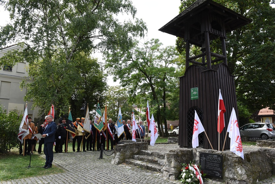 45. rocznica pierwszego strajku na Górnym Śląsku w tarnogórskim „Fazosie“. Fot. Monika Kobylańska/IPN