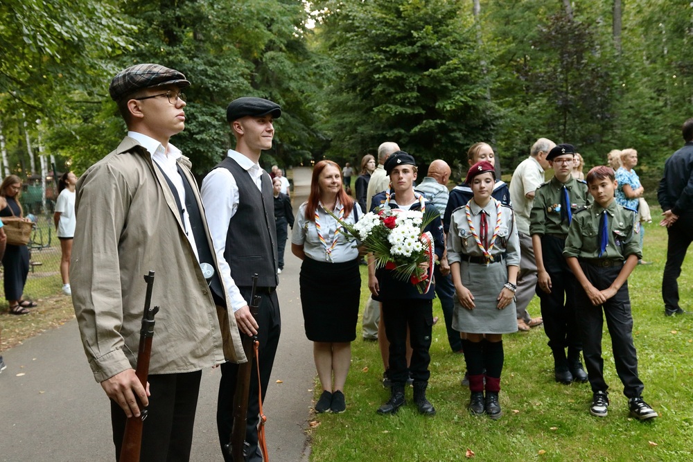 W Radzionkowie uczczono 105. rocznicę wybuchu II powstania śląskiego. Fot. Przemysław Kaluski