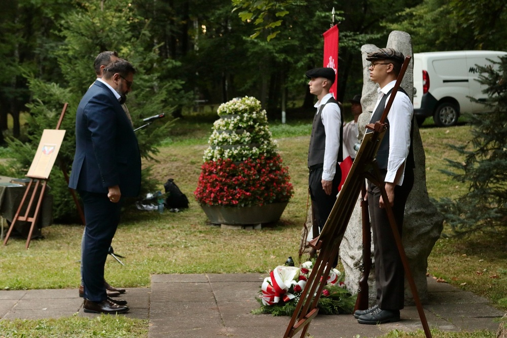 W Radzionkowie uczczono 105. rocznicę wybuchu II powstania śląskiego. Fot. Przemysław Kaluski