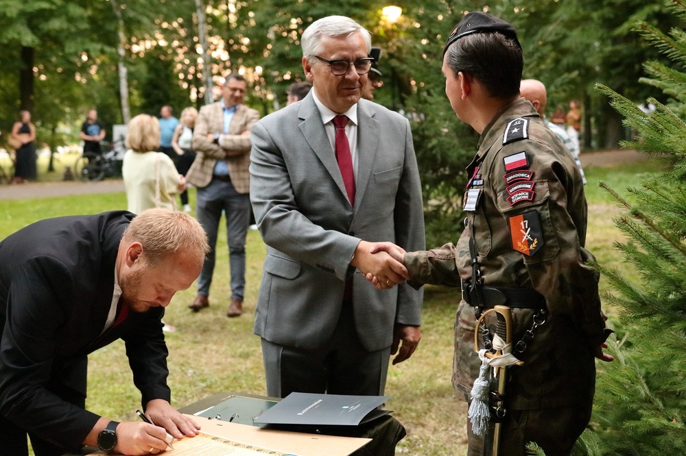W Radzionkowie uczczono 105. rocznicę wybuchu II powstania śląskiego. Fot. Przemysław Kaluski