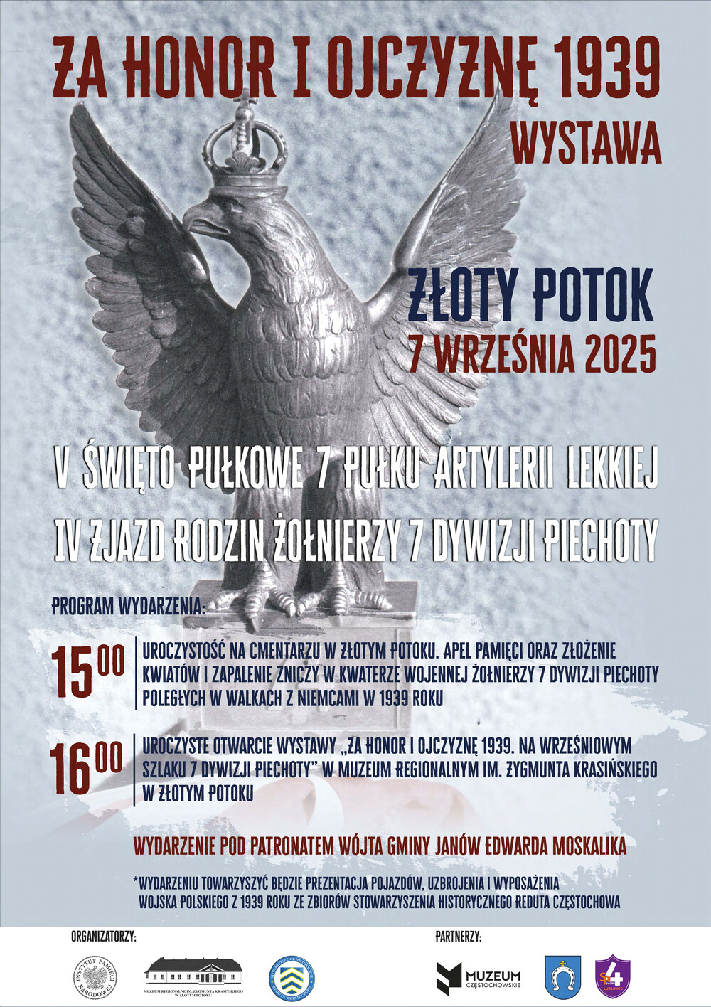 Obchody V Święta Pułkowego 7 Pułku Artylerii Lekkiej i IV Zjazd Rodzin Żołnierzy 7 Dywizji Piechoty