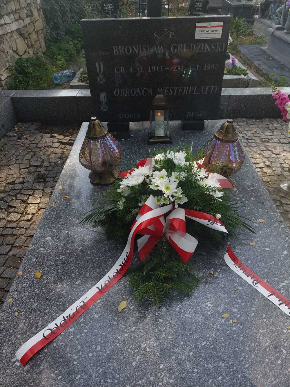 W 86. rocznicę wybuchu II wojny światowej Instytut Pamięci Narodowej uczcił żołnierzy z Westerplatte. Fot.: IPN