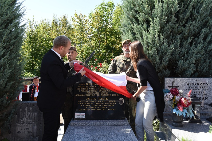 Upamiętniono mieszkańców Żywca zasłużonych w w walce o niepodległość Polski. Fot. Monika Kobylańska/IPN
