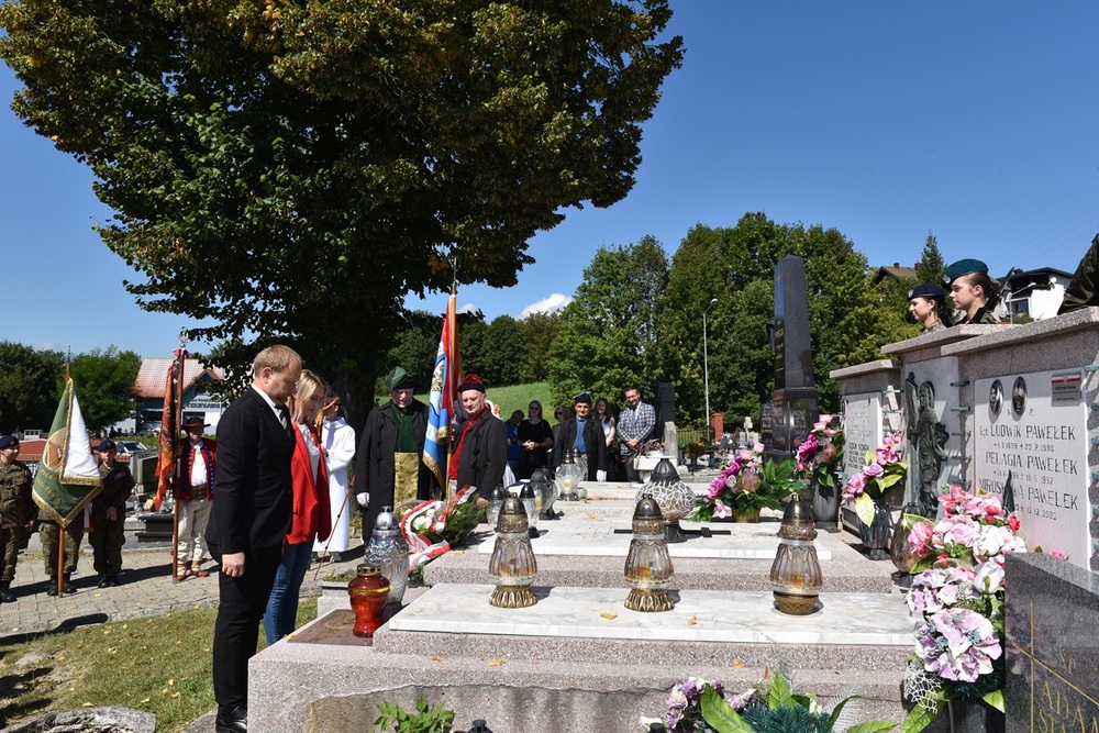 Upamiętniono mieszkańców Żywca zasłużonych w w walce o niepodległość Polski. Fot. Monika Kobylańska/IPN