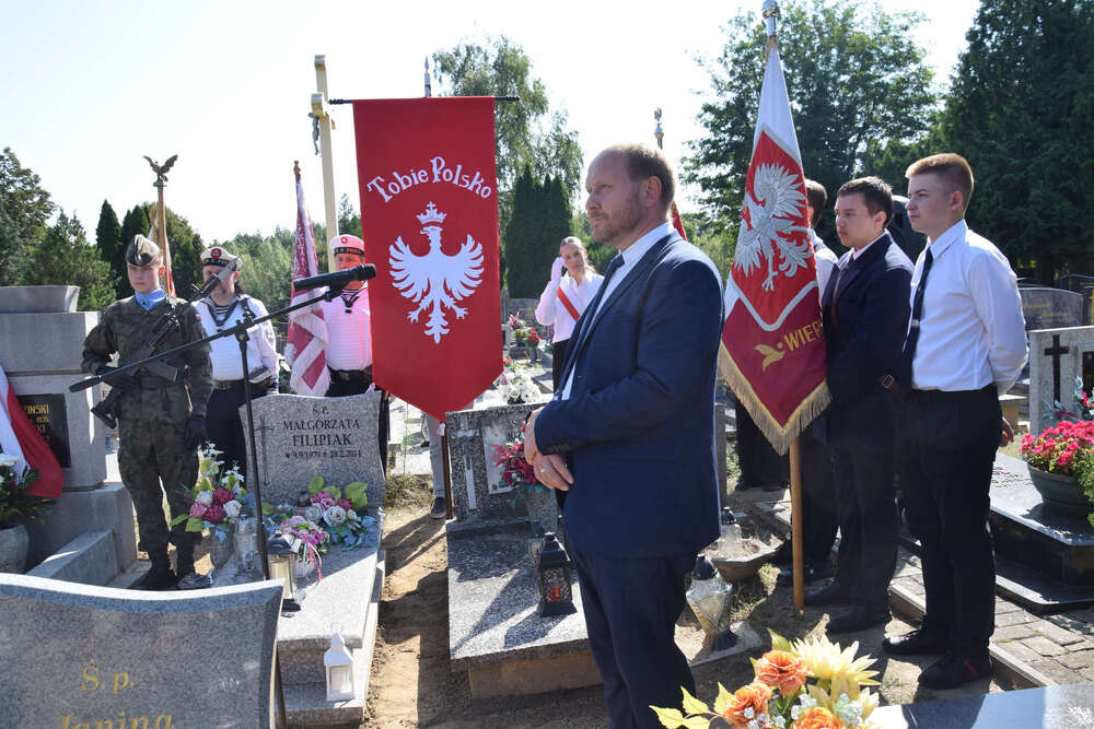 Upamiętniono powstańca śląskiego kpt. Adama Białoszyńskiego w ramach akcji „Wszyscy jesteśmy ze Śląska!”. Fot.: IPN Dominik Grabis