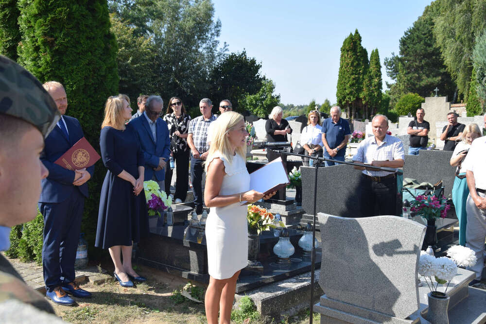 Upamiętniono powstańca śląskiego kpt. Adama Białoszyńskiego w ramach akcji „Wszyscy jesteśmy ze Śląska!”. Fot.: IPN Dominik Grabis