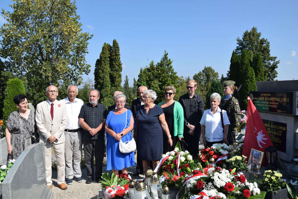 Upamiętniono powstańca śląskiego kpt. Adama Białoszyńskiego w ramach akcji „Wszyscy jesteśmy ze Śląska!”. Fot.: IPN Dominik Grabis
