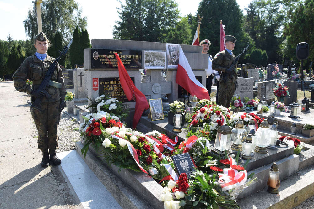 Upamiętniono powstańca śląskiego kpt. Adama Białoszyńskiego w ramach akcji „Wszyscy jesteśmy ze Śląska!”. Fot.: IPN Dominik Grabis