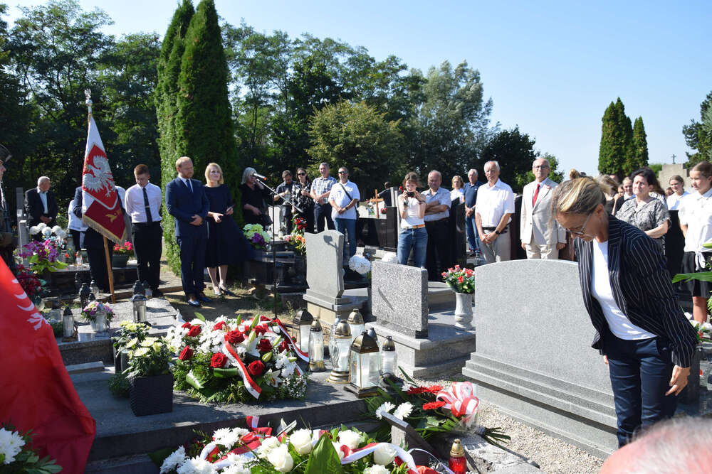 Upamiętniono powstańca śląskiego kpt. Adama Białoszyńskiego w ramach akcji „Wszyscy jesteśmy ze Śląska!”. Fot.: IPN Dominik Grabis