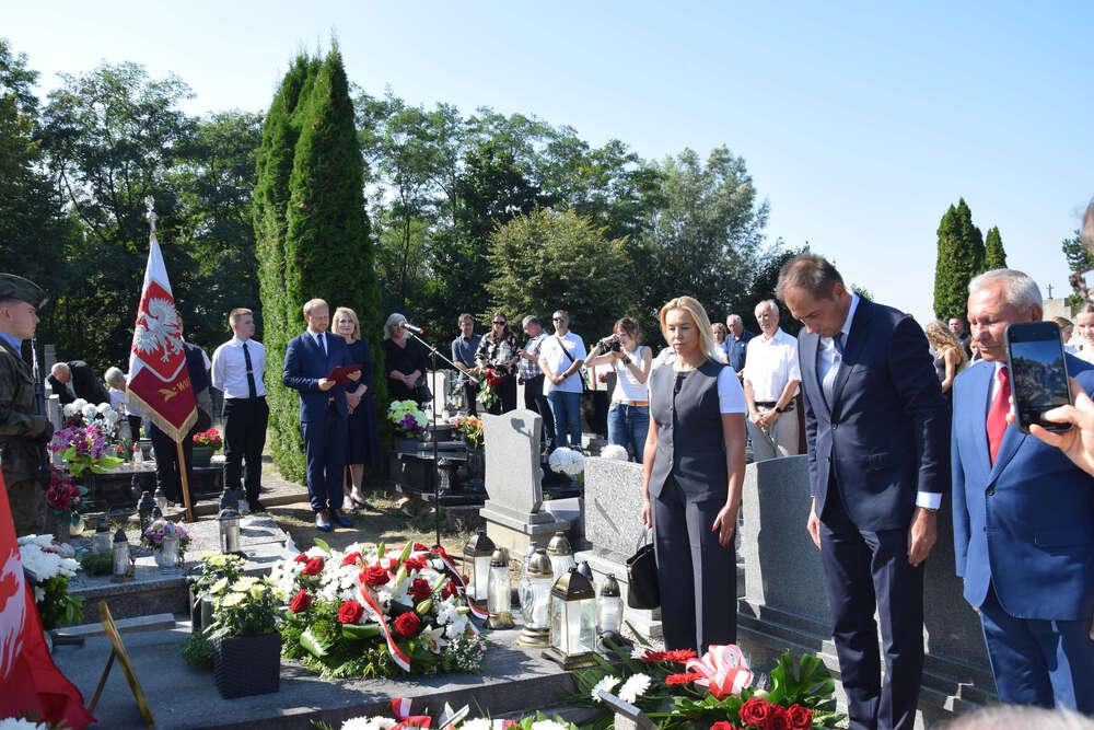 Upamiętniono powstańca śląskiego kpt. Adama Białoszyńskiego w ramach akcji „Wszyscy jesteśmy ze Śląska!”. Fot.: IPN Dominik Grabis