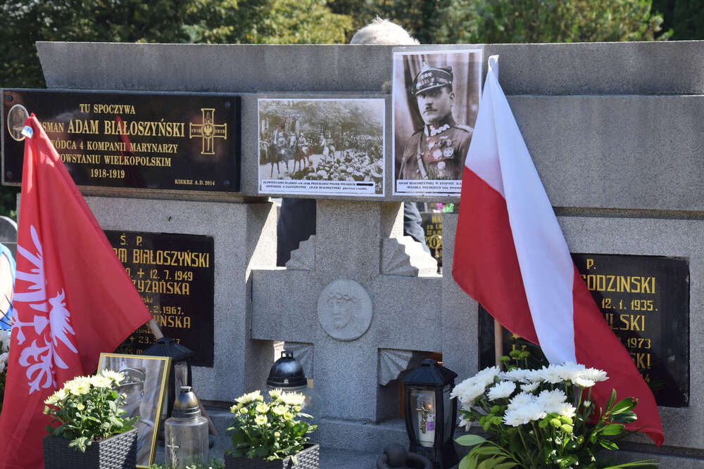 Upamiętniono powstańca śląskiego kpt. Adama Białoszyńskiego w ramach akcji „Wszyscy jesteśmy ze Śląska!”. Fot.: IPN Dominik Grabis