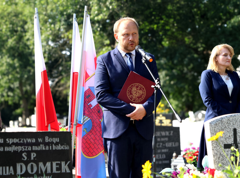Upamiętniliśmy powstańca śląskiego dr. Michała Grobelskiego w ramach akcji „Wszyscy jesteśmy ze Śląska!”. Fot.: IPN Dariusz Ganczar