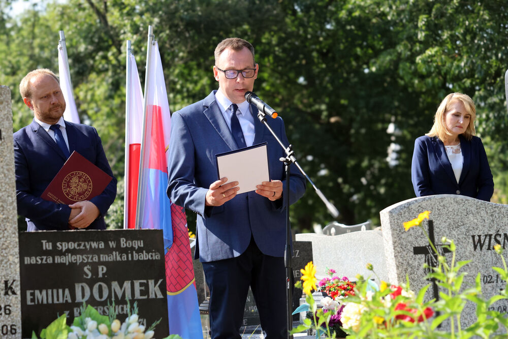 Upamiętniliśmy powstańca śląskiego dr. Michała Grobelskiego w ramach akcji „Wszyscy jesteśmy ze Śląska!”. Fot.: IPN Dariusz Ganczar