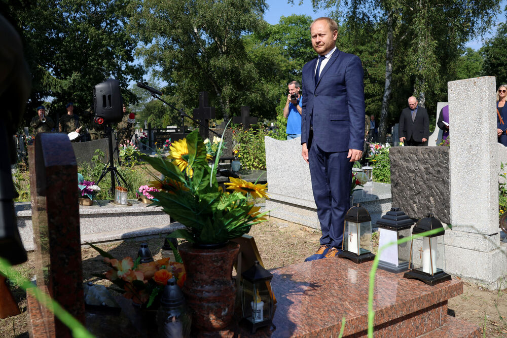 Upamiętniliśmy powstańca śląskiego dr. Michała Grobelskiego w ramach akcji „Wszyscy jesteśmy ze Śląska!”. Fot.: IPN Dariusz Ganczar