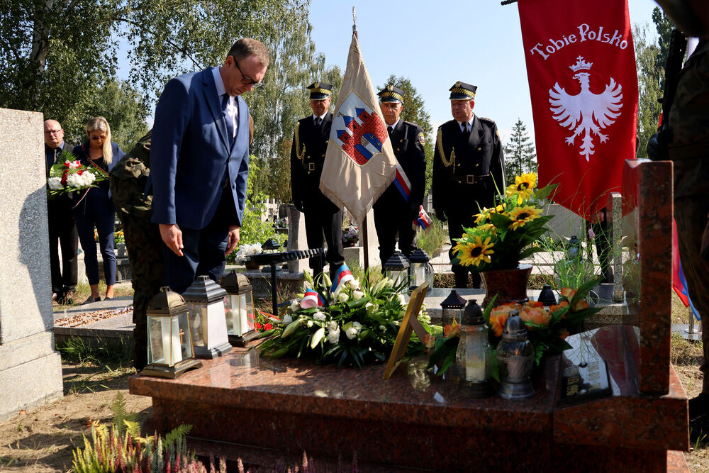 Upamiętniliśmy powstańca śląskiego dr. Michała Grobelskiego w ramach akcji „Wszyscy jesteśmy ze Śląska!”. Fot.: IPN Dariusz Ganczar