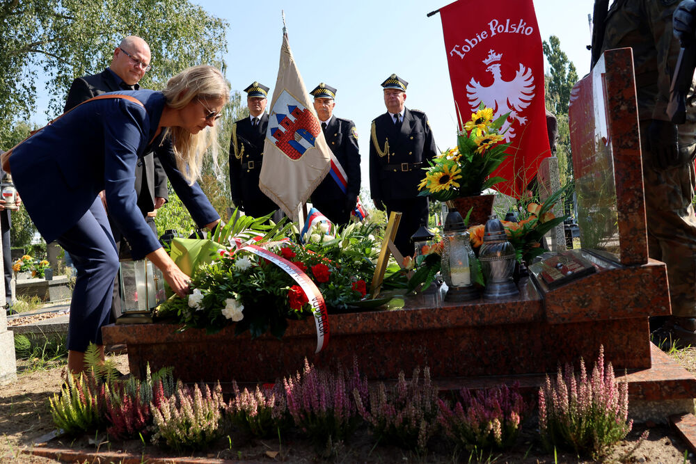 Upamiętniliśmy powstańca śląskiego dr. Michała Grobelskiego w ramach akcji „Wszyscy jesteśmy ze Śląska!”. Fot.: IPN Dariusz Ganczar