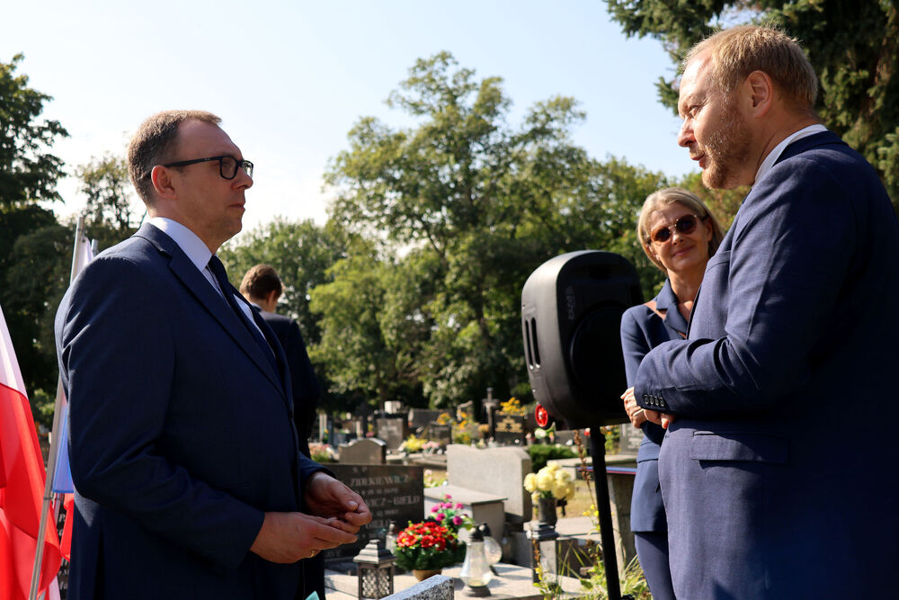 Upamiętniliśmy powstańca śląskiego dr. Michała Grobelskiego w ramach akcji „Wszyscy jesteśmy ze Śląska!”. Fot.: IPN Dariusz Ganczar