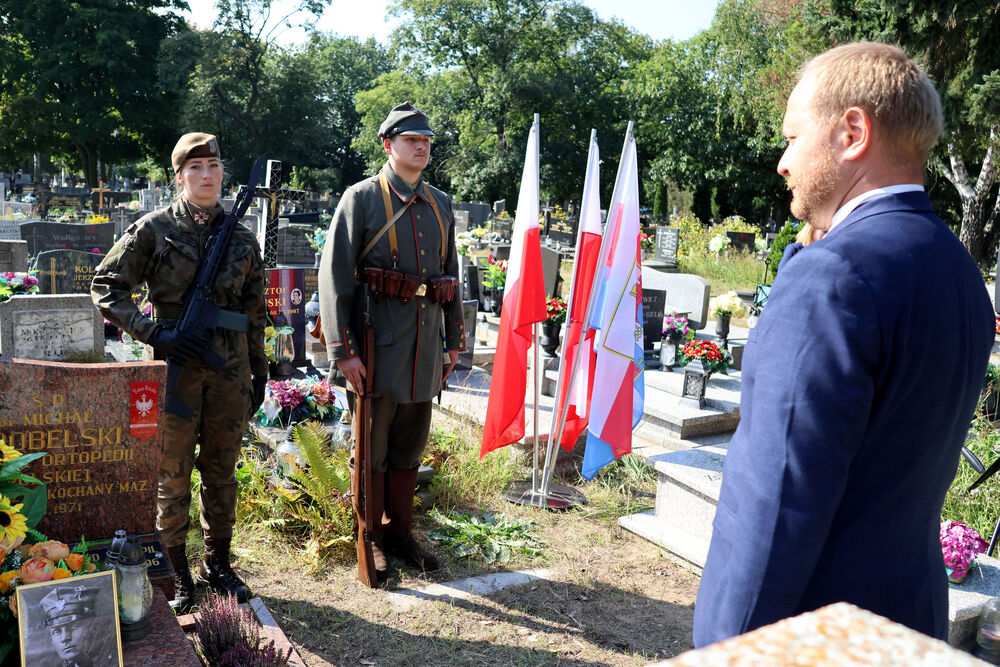 Upamiętniliśmy powstańca śląskiego dr. Michała Grobelskiego w ramach akcji „Wszyscy jesteśmy ze Śląska!”. Fot.: IPN Dariusz Ganczar