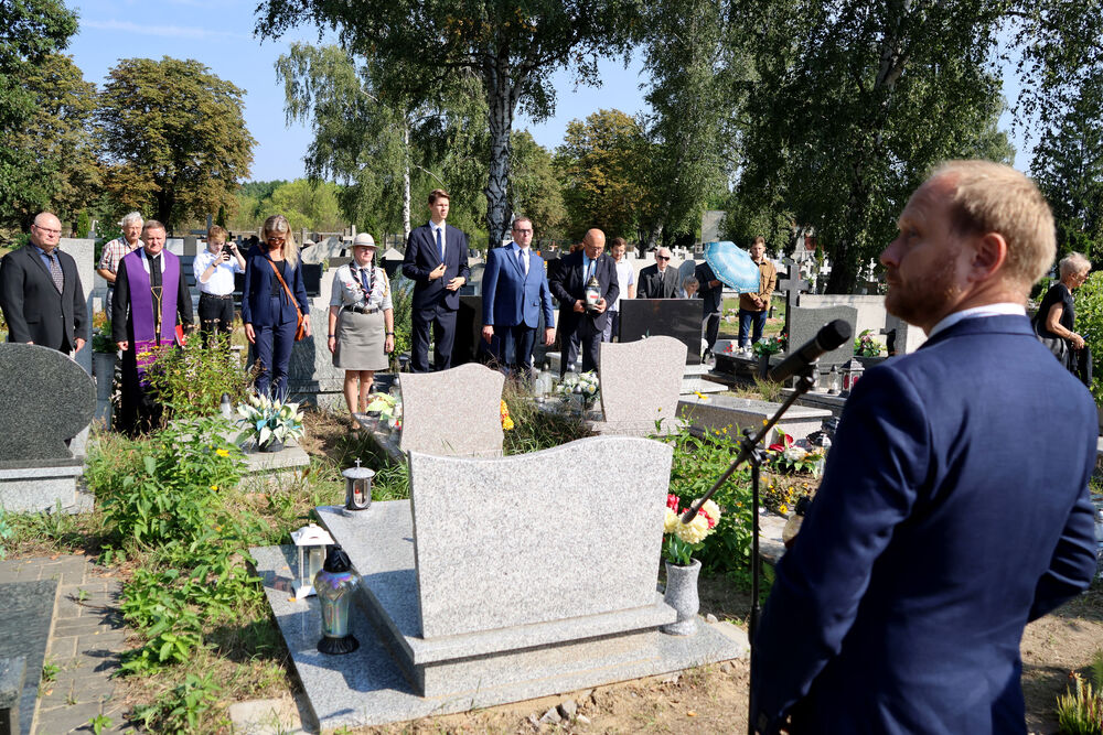 Upamiętniliśmy powstańca śląskiego dr. Michała Grobelskiego w ramach akcji „Wszyscy jesteśmy ze Śląska!”. Fot.: IPN Dariusz Ganczar