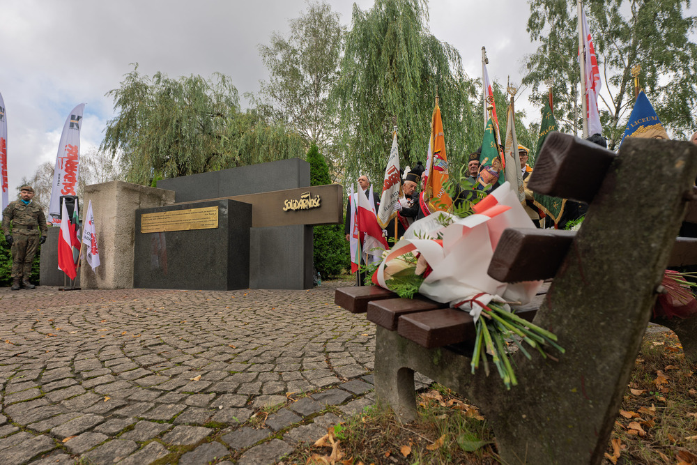 45. rocznica podpisania Porozumienia Katowickiego – Dąbrowa Górnicza. Fot.: IPN Krzysztof Łojko