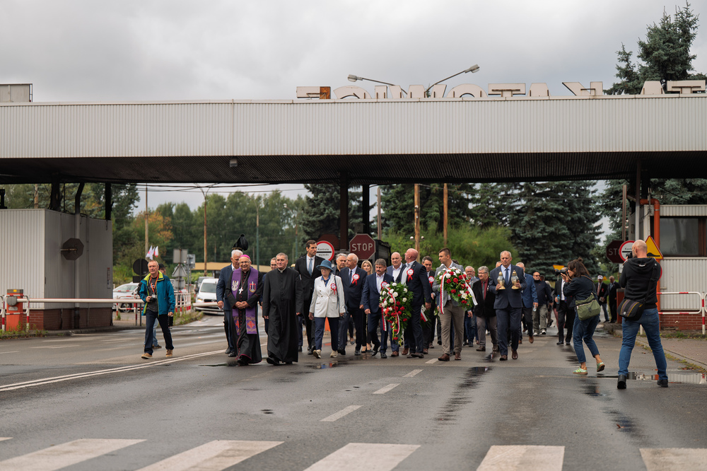 45. rocznica podpisania Porozumienia Katowickiego – Dąbrowa Górnicza. Fot.: IPN Krzysztof Łojko