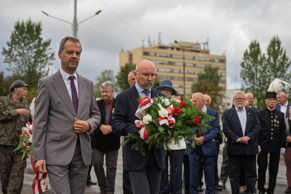 45. rocznica podpisania Porozumienia Katowickiego – Dąbrowa Górnicza. Fot.: IPN Krzysztof Łojko