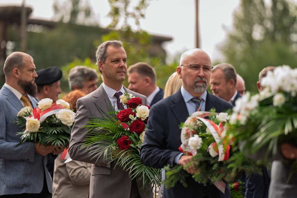45. rocznica podpisania Porozumienia Katowickiego – Dąbrowa Górnicza. Fot.: IPN Krzysztof Łojko