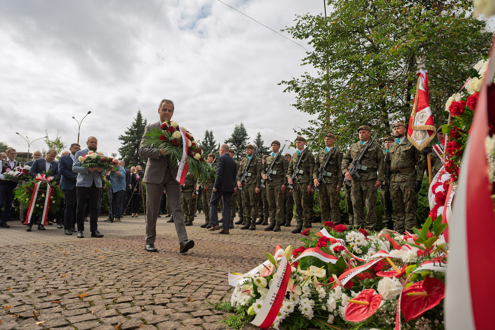 45. rocznica podpisania Porozumienia Katowickiego – Dąbrowa Górnicza. Fot.: IPN Krzysztof Łojko
