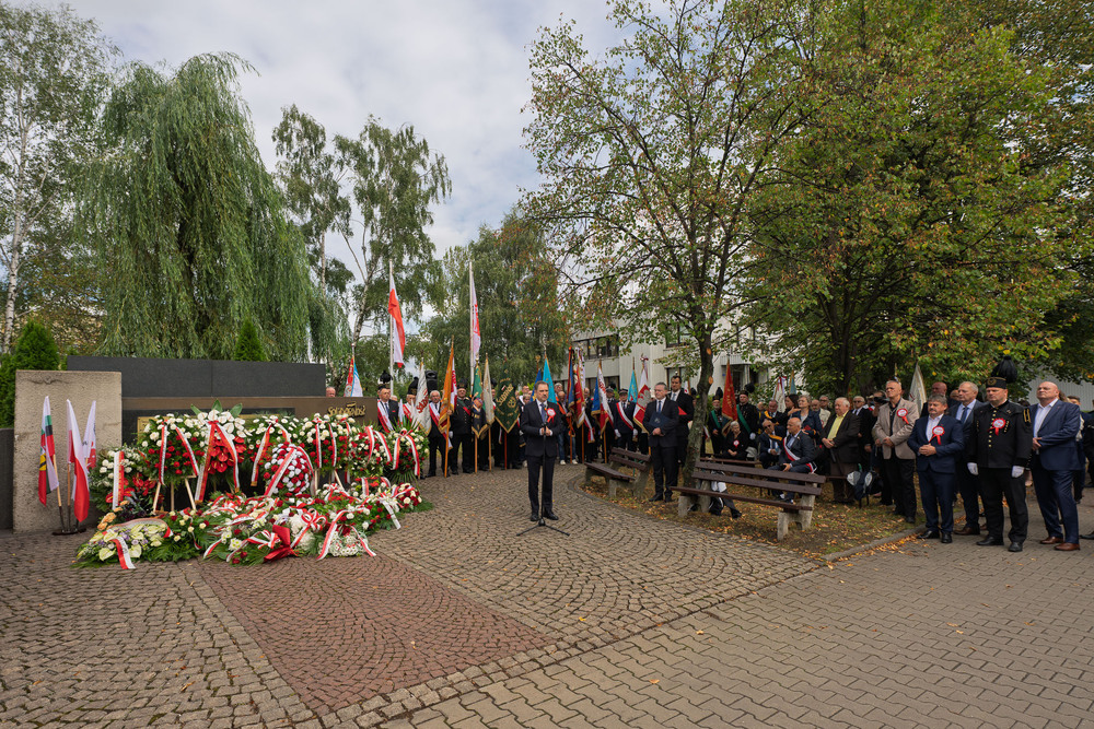45. rocznica podpisania Porozumienia Katowickiego – Dąbrowa Górnicza. Fot.: IPN Krzysztof Łojko
