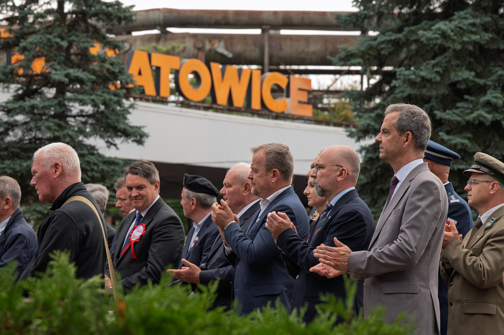 45. rocznica podpisania Porozumienia Katowickiego – Dąbrowa Górnicza. Fot.: IPN Krzysztof Łojko