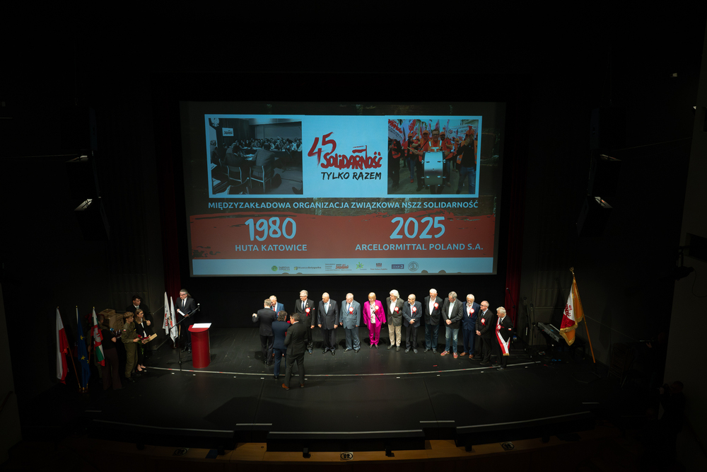 45. rocznica podpisania Porozumienia Katowickiego – Dąbrowa Górnicza. Fot.: IPN Krzysztof Łojko