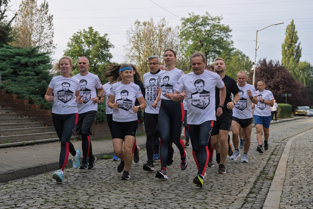 XX Bieg pamięci ku czci męczenników stanu wojennego – Katowice – Warszawa. Fot.: IPN Krzysztof Łojko