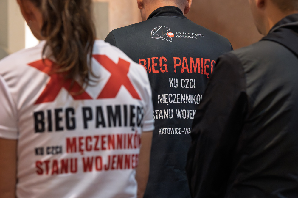 XX Bieg pamięci ku czci męczenników stanu wojennego – Katowice – Warszawa. Fot.: IPN Krzysztof Łojko