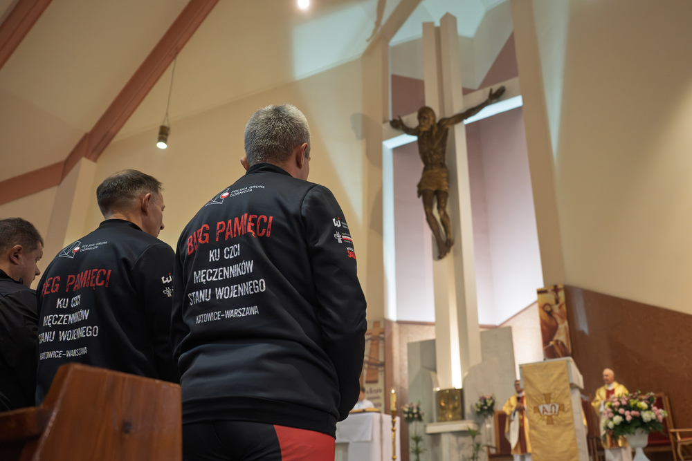 XX Bieg pamięci ku czci męczenników stanu wojennego – Katowice – Warszawa. Fot.: IPN Krzysztof Łojko