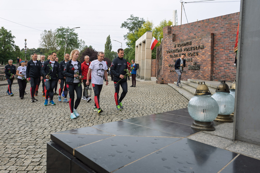 XX Bieg pamięci ku czci męczenników stanu wojennego – Katowice – Warszawa. Fot.: IPN Krzysztof Łojko