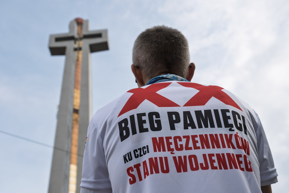 XX Bieg pamięci ku czci męczenników stanu wojennego – Katowice – Warszawa. Fot.: IPN Krzysztof Łojko