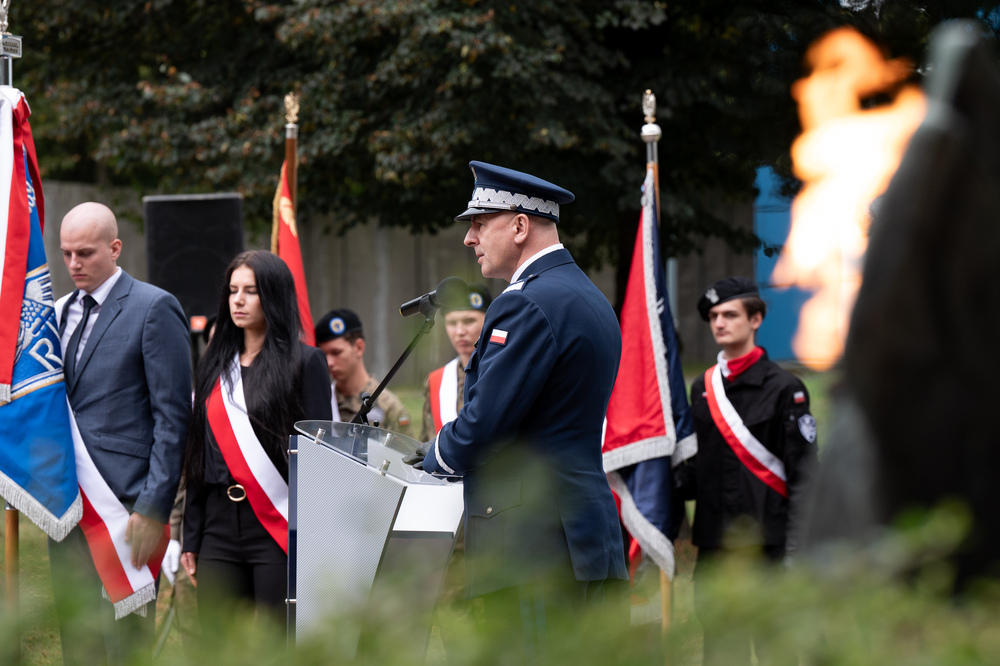 Uroczystość pamięci w Katowicach – 86. rocznica wybuchu II wojny światowej. Fot.: IPN Krzysztof Łojko