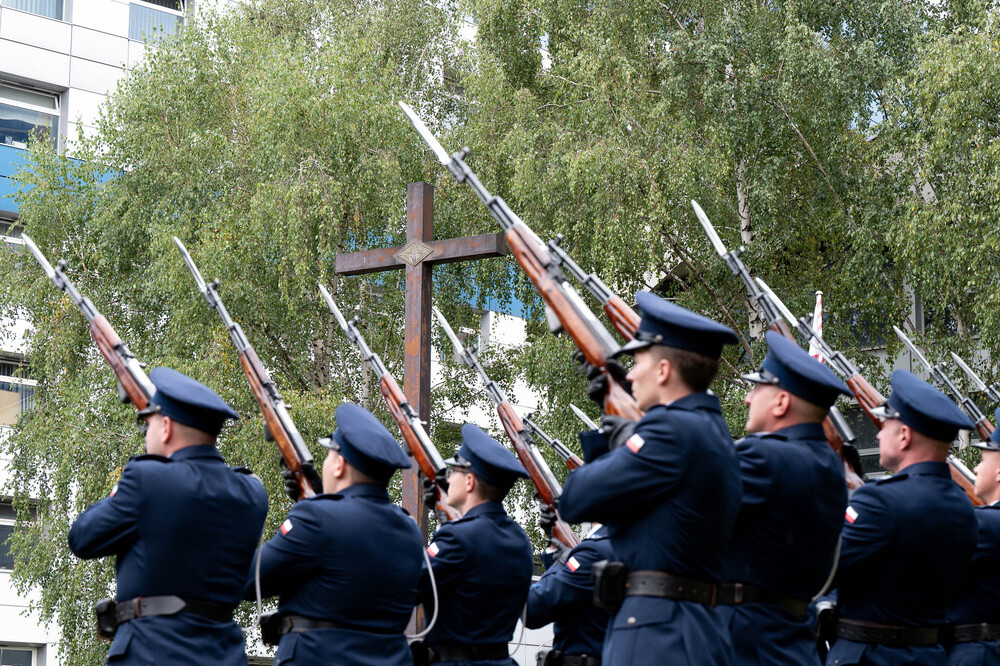 Uroczystość pamięci w Katowicach – 86. rocznica wybuchu II wojny światowej. Fot.: IPN Krzysztof Łojko
