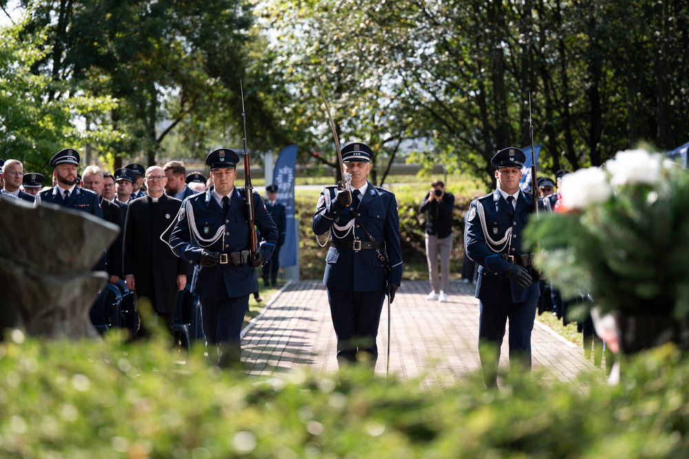 Uroczystość pamięci w Katowicach – 86. rocznica wybuchu II wojny światowej. Fot.: IPN Krzysztof Łojko