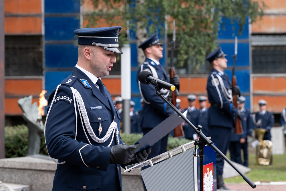 Uroczystość pamięci w Katowicach – 86. rocznica wybuchu II wojny światowej. Fot.: IPN Krzysztof Łojko