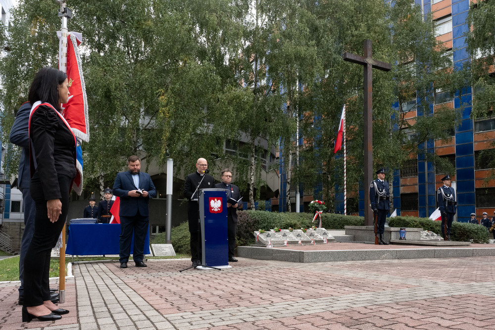 Uroczystość pamięci w Katowicach – 86. rocznica wybuchu II wojny światowej. Fot.: IPN Krzysztof Łojko