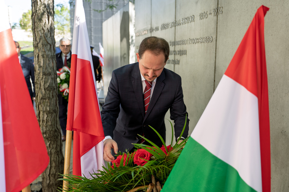 Wernisaż wystawy Krzysztofa Duckiego ROZMÓWKI POLSKO-WĘGIERSKIE. Fot.: IPN Krzysztof Łojko