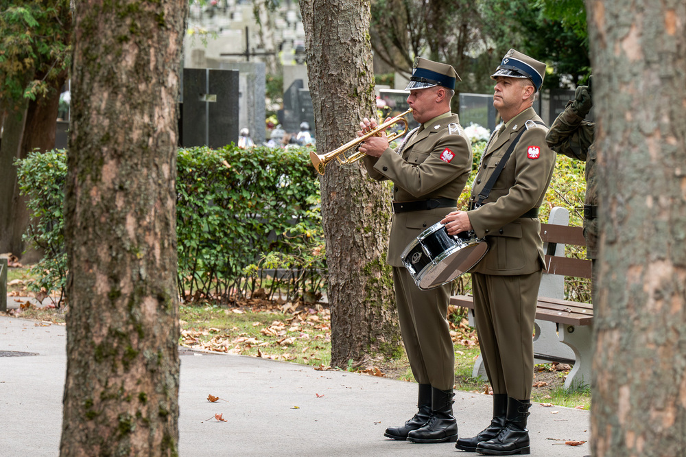 W Warszawie upamiętniliśmy powstańca śląskiego płk. Tadeusza Puszczyńskiego „Konrada Wawelberga” w ramach akcji „Wszyscy jesteśmy ze Śląska!". Fot.: IPN Krzysztof Łojko