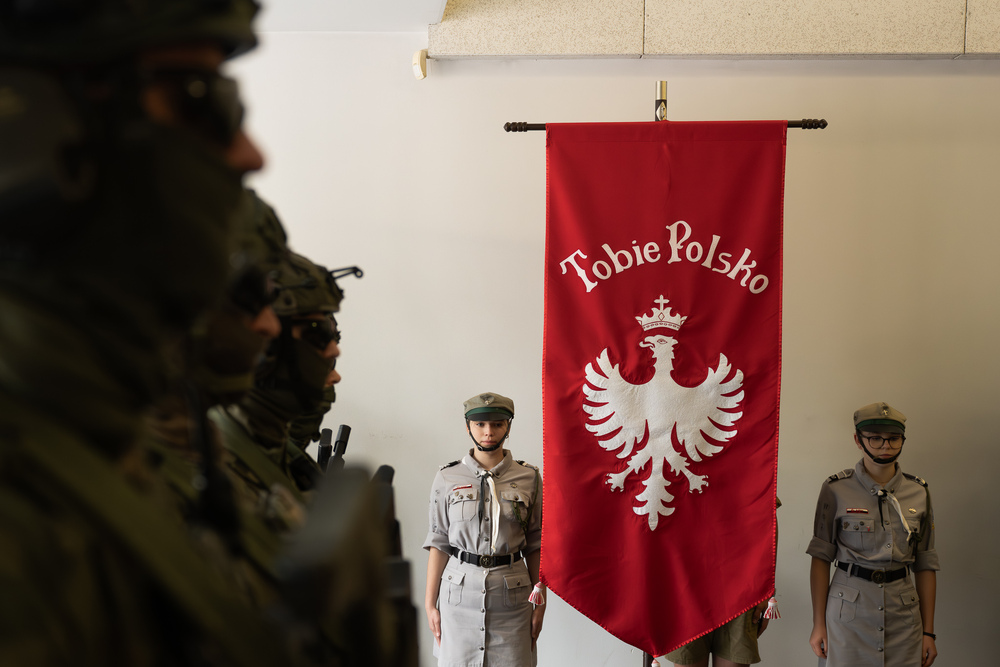 W Warszawie upamiętniliśmy powstańca śląskiego płk. Tadeusza Puszczyńskiego „Konrada Wawelberga” w ramach akcji „Wszyscy jesteśmy ze Śląska!". Fot.: IPN Krzysztof Łojko