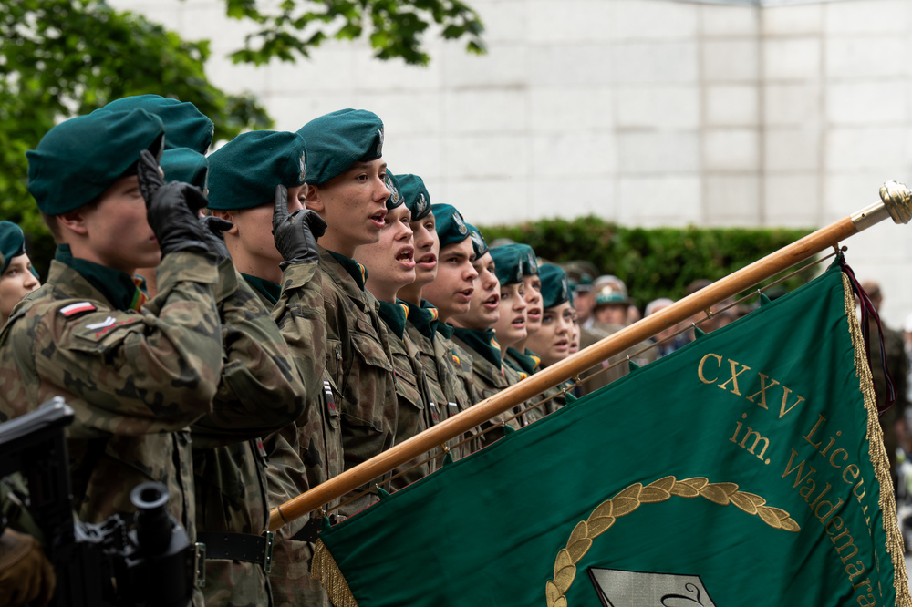 W Warszawie upamiętniliśmy powstańca śląskiego płk. Tadeusza Puszczyńskiego „Konrada Wawelberga” w ramach akcji „Wszyscy jesteśmy ze Śląska!". Fot.: IPN Krzysztof Łojko