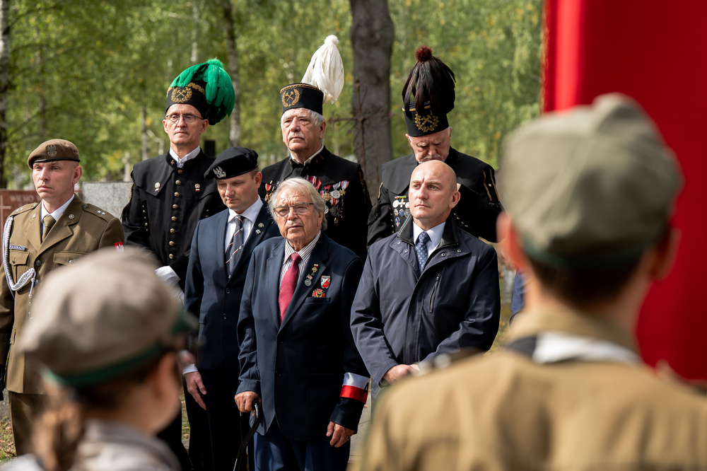 W Warszawie upamiętniliśmy powstańca śląskiego płk. Tadeusza Puszczyńskiego „Konrada Wawelberga” w ramach akcji „Wszyscy jesteśmy ze Śląska!". Fot.: IPN Krzysztof Łojko