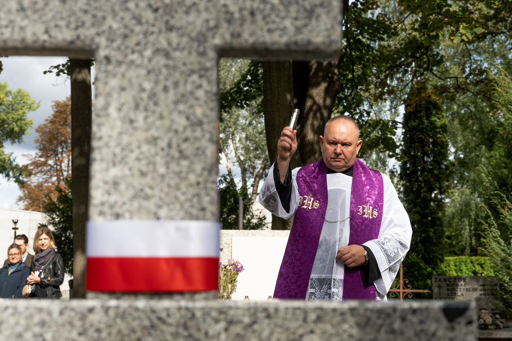 W Warszawie upamiętniliśmy powstańca śląskiego płk. Tadeusza Puszczyńskiego „Konrada Wawelberga” w ramach akcji „Wszyscy jesteśmy ze Śląska!". Fot.: IPN Krzysztof Łojko