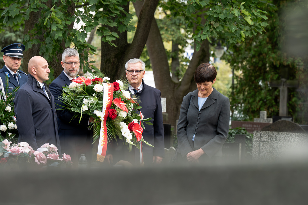 W Warszawie upamiętniliśmy powstańca śląskiego płk. Tadeusza Puszczyńskiego „Konrada Wawelberga” w ramach akcji „Wszyscy jesteśmy ze Śląska!". Fot.: IPN Krzysztof Łojko