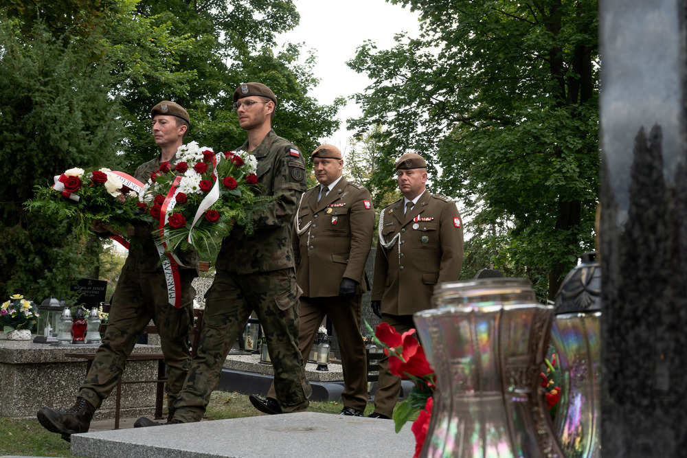 W Warszawie upamiętniliśmy powstańca śląskiego płk. Tadeusza Puszczyńskiego „Konrada Wawelberga” w ramach akcji „Wszyscy jesteśmy ze Śląska!". Fot.: IPN Krzysztof Łojko