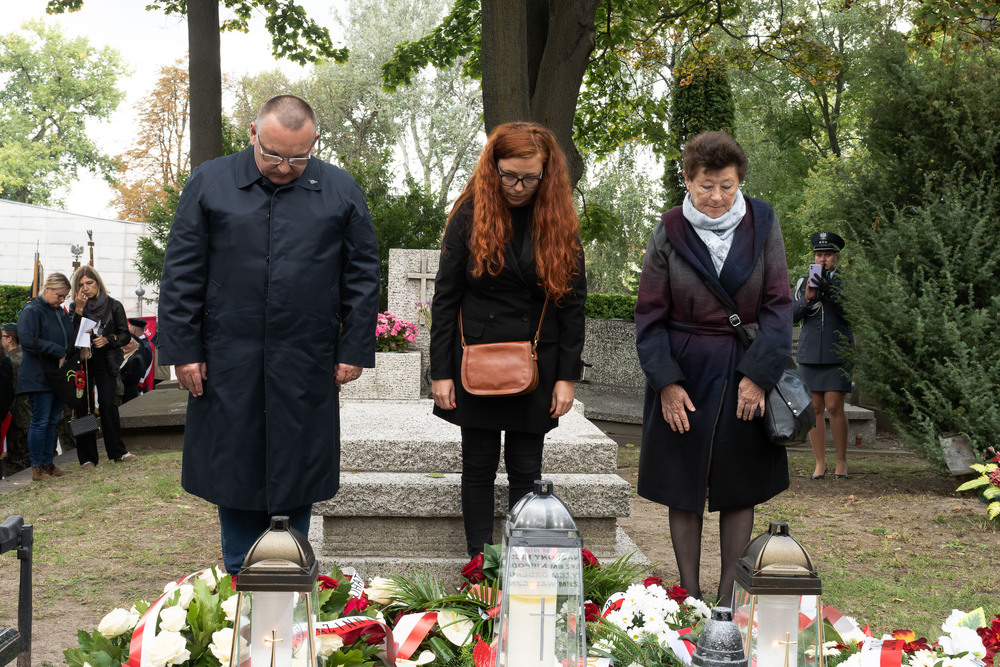 W Warszawie upamiętniliśmy powstańca śląskiego płk. Tadeusza Puszczyńskiego „Konrada Wawelberga” w ramach akcji „Wszyscy jesteśmy ze Śląska!". Fot.: IPN Krzysztof Łojko